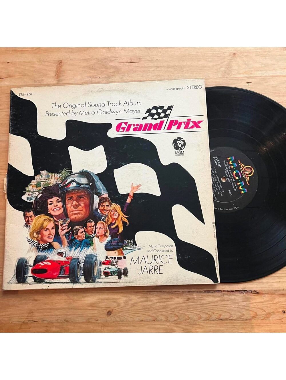 Maurice Jarre - Grand Prix Original Soundtrack 33rpm VG+ VR02